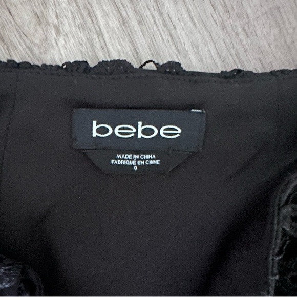 BEBE Black Lace Midi Skirt - Picture 2 of 5